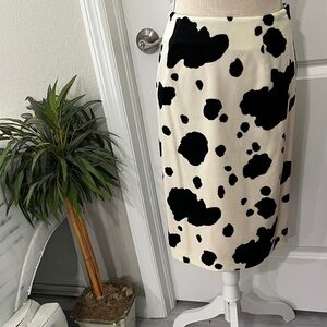 Sandra King Moda Pony Fuzzy Skirt SZ 8 NWT